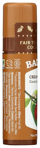 Vista 5 de Badger, Bálsamo labial cremoso de cacao, 0.25 onzas