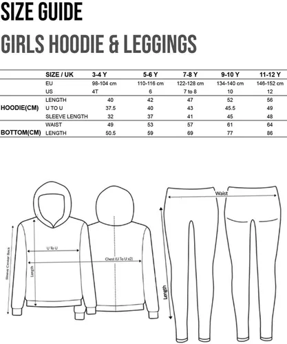 Vista 7 de Barbie Sudadera con capucha y leggings para niñas y niños, color negro y gris