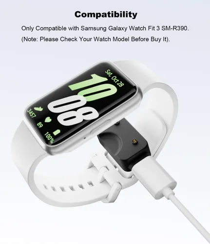 Vista 4 de AreMe Paquete de 2 adaptadores de cargador USB C para Samsung Galaxy Fit 3