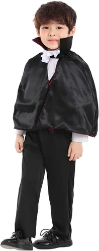 Vista 3 de Seasons Disfraces de Halloween clásicos de vampiro para niños pequeños (2T-4T)