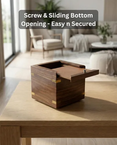 Vista 6 de Urna de madera – Urnas de mascotas para cenizas de perros, urnas decorativas de madera para cenizas – Urnas de cremación de palisandro para perros