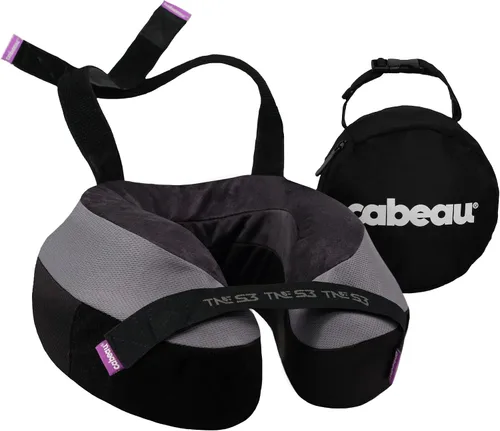 Vista 13 de Cabeau Almohada cervical de viaje para aviones – The Neck's Evolution, TNE S3 – Diseño de espuma viscoelástica de apoyo para vuelos de larga