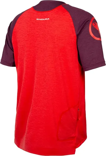 Vista 2 de Endura SingleTrack - Camiseta de ciclismo de manga corta para hombre