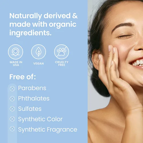 Vista 4 de Pure Daily Care Natural Balance Gel Limpiador (8 Oz) - Limpiador diario suave y refrescante de grado clínico