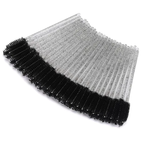 Vista 8 de Tbestmax - 50 unidades de varillas desechables para pestañas, varillas para peinar las cejas para extensiones de pestañas, varillas para pestañas