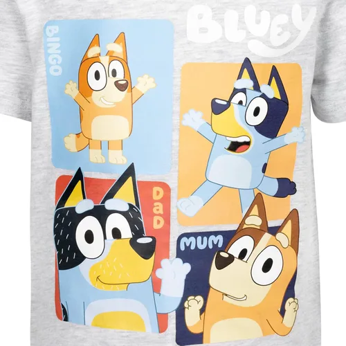 Vista 5 de Bluey Paquete de 2 camisetas para niños pequeños a niños pequeños