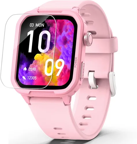 Vista 10 de Reloj inteligente para niños para niño niña, relojes para niños con 19 modos deportivos, frecuencia cardíaca, monitor de sueño, podómetro