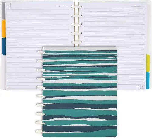 Vista 81 de Talia - Cuadernos de notas con tapas, planificador, personalizables, (Rosa de los 90, Junior (5.5 pulgadas x 8.5 pulgadas))