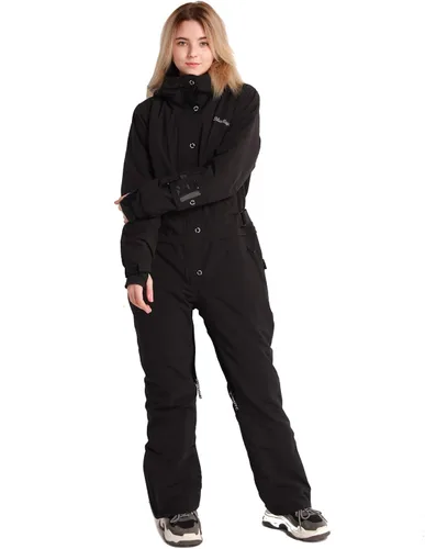 Vista 5 de Bluemagic - Traje de esquí de una pieza para mujer, traje de invierno impermeable para deportes de nieve