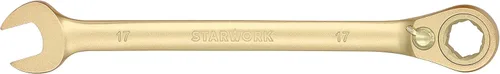 Vista 9 de STARWORK Llave combinada de trinquete reversible GPlating™ (0.354 in)
