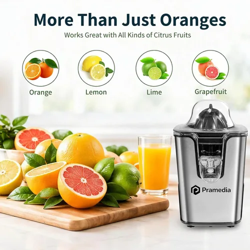 Vista 4 de Exprimidor eléctrico de cítricos, máquina de jugo de naranja