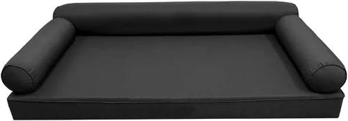 Vista 2 de *Solo funda*-Estilo 6 fundas de almohada para colchón de sofá cama al aire libre con ribete de tubería tamaño Queen - AD003
