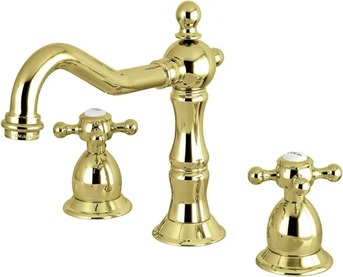 Vista 12 de Kingston Brass KS1977BX - Grifo de baño extendido de 8 pulgadas, latón cepillado