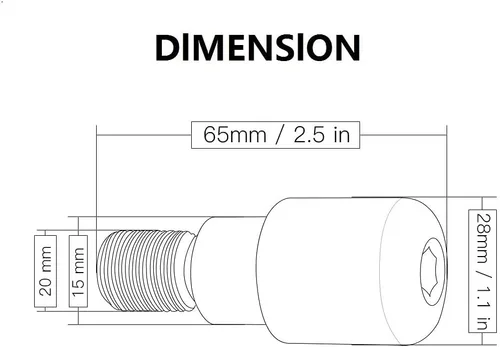 Vista 2 de Accesorios de motocicleta con contrapeso para Yamaha Mt-09 Fz-09 Mt 09 Mt-07 para Tracer Mt-10 Fz-10 MT-125 Mango de mano Extremos de la barra de Red