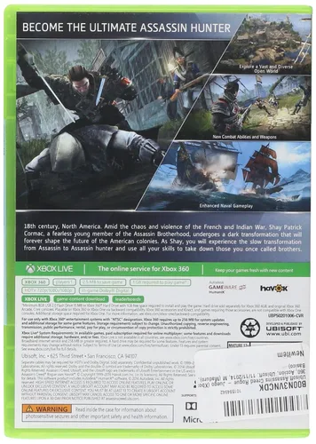 Vista 2 de New Ubisoft ubp50201006Assassins Creed Rogue x360