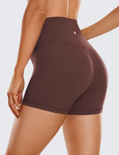 Vista 2 de CRZ YOGA Butterluxe - Pantalones cortos de ciclismo para mujer de 2.5 pulgadas, 4 pulgadas, 6 pulgadas, 8 pulgadas, cintura alta