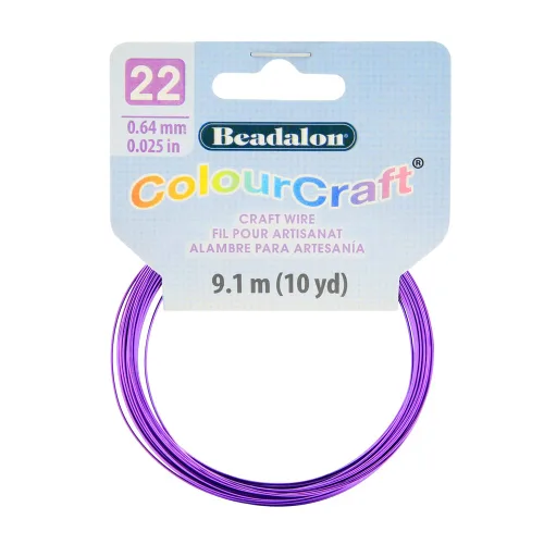 Vista 34 de Beadalon ColourCraft - Alambre para hacer joyas, artesanía pesada, núcleo de cobre estructural, calibre 16, bobina de cobre de 2.3 yardas