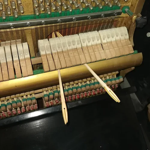 Vista 6 de Herramienta de afinación para piano de varilla de silencio agudo, pianos verticales silenciosos de madera