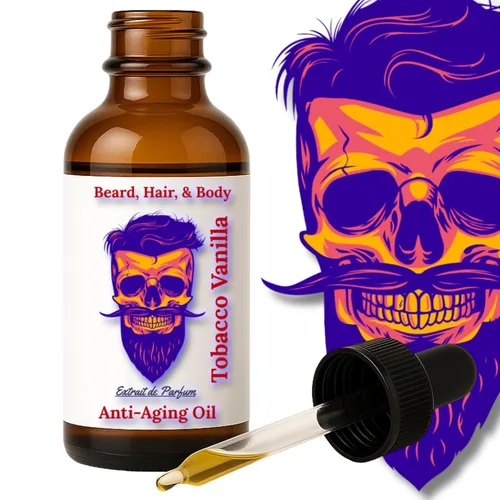 Vista 15 de Aceite de barba antienvejecimiento para hombres, aromas inspirados en el diseñador de primera calidad, 11 aceites naturales, retinol vegetal, aceite