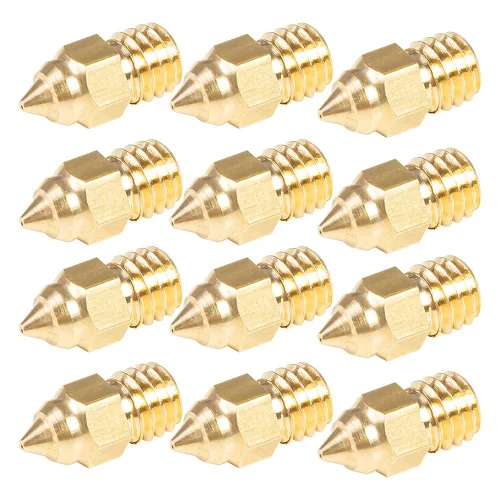Vista 9 de 12pcs Ender 3 Series 0.02 in MK Boquillas para Creality 3D Impresora