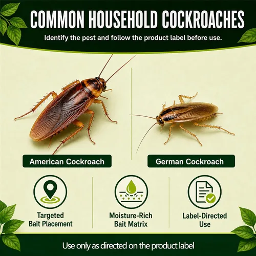 Vista 8 de Cebo de gel de cucaracha con aceites de menta y madera de cedro, 4 jeringas
