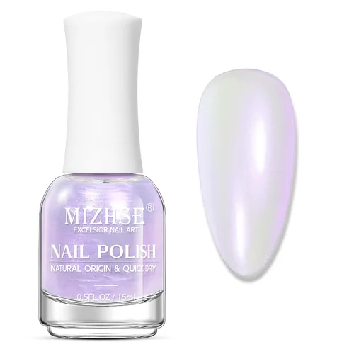 Vista 16 de MIZHSE Esmalte de uñas base y capa superior de secado rápido, 15 ml 0.5 fl oz Esmalte de uñas básico no gel de secado al aire rápido, protector