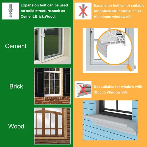 Vista 5 de Forestchill Soporte de aire acondicionado de ventana, soporte ligero de hasta 88 libras, soporte universal de ventana de CA, compatible