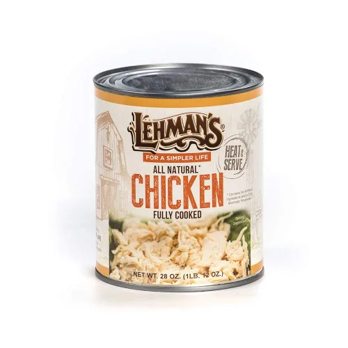 Vista 10 de Lehman's Carne de res enlatada natural sin conservantes de larga vida útil, 28 onzas