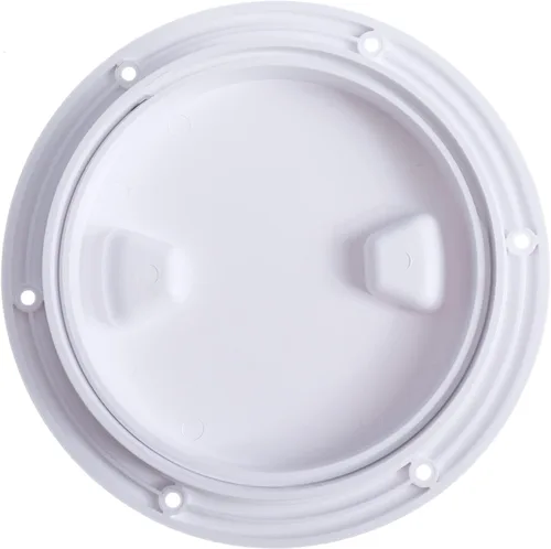 Vista 8 de 2 Pack of 4/6/7 inch Boat Hatch White Round Non Slip Inspection Hatch Marine Boat Deck Access Hatch