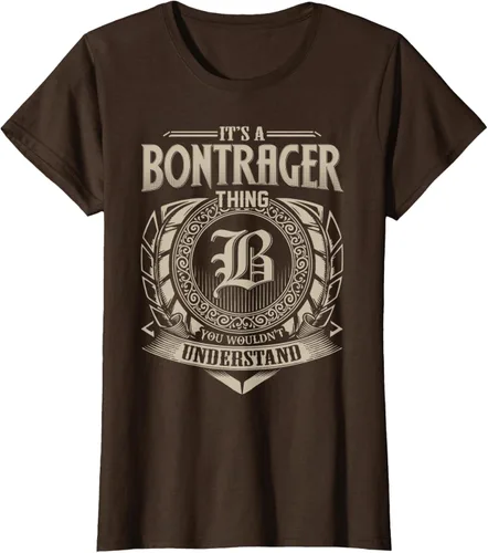 Vista 15 de Camiseta vintage It's A BONTRAGER Thing You Wouldn't Understand Name, Negro