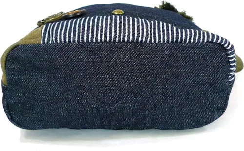 Vista 4 de Chala Patch Cross-Body - Bolso bandolera de lona para mujer, color verde oliva