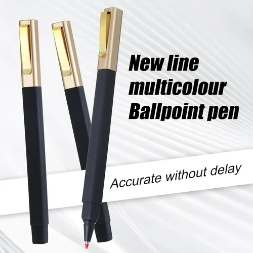 Vista 9 de 6 paquetes de bolígrafos de gel negros de 0.5 mm de punta media, bolígrafos de tinta de gel con tapa, secan rápidamente, bolígrafo de punta redonda