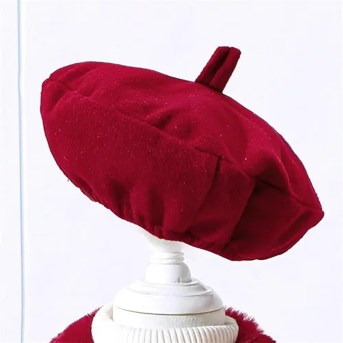 Vista 4 de ZHICHUANG Conjunto de abrigo de lana con cuello de retazos para niña de Navidad suave y duradero, para 1 a 6 años, chaqueta para niños de 6 a 7 años