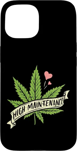 Vista 6 de High Maintenance Weed Cannabis Pocket 420 THC Stoner Gift Case for iPhone 17