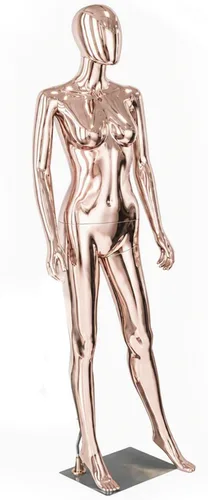Vista 8 de Maniquí de cuerpo completo femenino Forma Maniquí Torso Soporte Ajustable Plástico Maniquí desmontable Base de metal