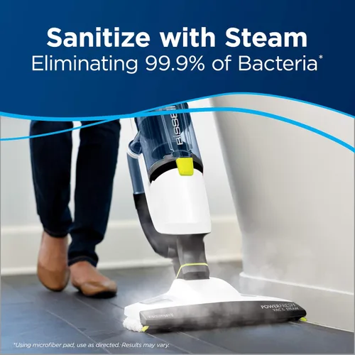 Vista 3 de Bissell PowerFresh Vac & Steam todo en uno Aspiradora y mopa de vapor, 2747A