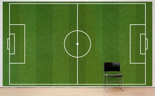 Vista 2 de Papel tapiz para campo de fútbol. Papel tapiz para cancha de fútbol. Papel tapiz para estadio de fútbol. #6465