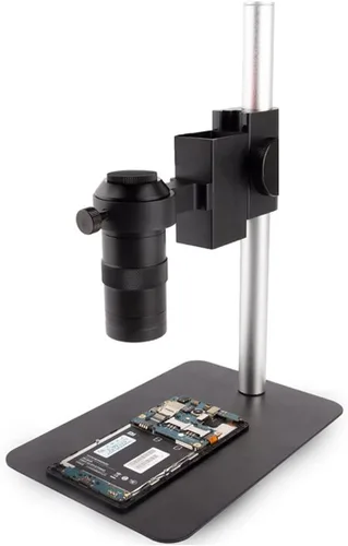 Vista 3 de Kit de accesorios para microscopio 48MP USB Cámara de microscopio 130X ajustable C Monte lente Microscopio diapositivas (Color BD21 13MP Set3)