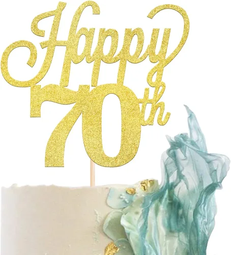 Vista 25 de 1 paquete de decoración para pastel de 12 años, purpurina negra número 12, doce cumpleaños, decoración para felicitaciones a 12 años de edad, 12