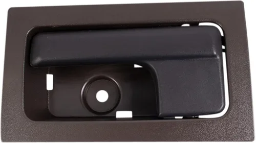 Vista 51 de TRQ Manija de puerta interior delantera izquierda cromada y negra para el lado del conductor compatible con Ford F-150 2012-2014