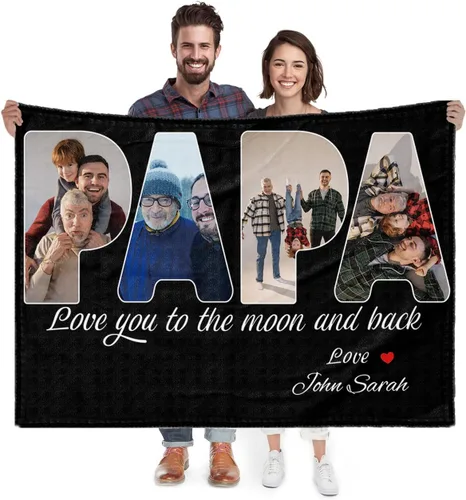 Vista 14 de Manta personalizada con imagen, regalo personalizado para mejores amigas, mejores amigas, hermanas, mejores amigas, manta de franela súper suave