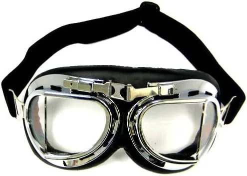 Vista 2 de Motocicleta Scooter Mopeds Vespa Racing Gafas Plegables y Transparente Claro