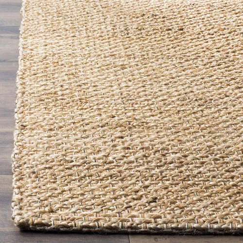 Vista 4 de SAFAVIEH Natural Fiber Collection - Alfombra decorativa de 3 x 5 pies, natural, hecho a mano, ideal para zonas de alto tráfico en entrada, sala