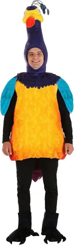 Vista 6 de Disney and Pixar UP Adult Kevin Costume Unisex, Warm Up themed Outfit for Men and Women, Large Bird Costume