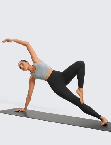 Vista 3 de CRZ YOGA - Butterluxe Leggings de cintura alta para mujer, leggings de entrenamiento, pantalones extrasuaves para hacer yoga o descansar, 28 pulgadas