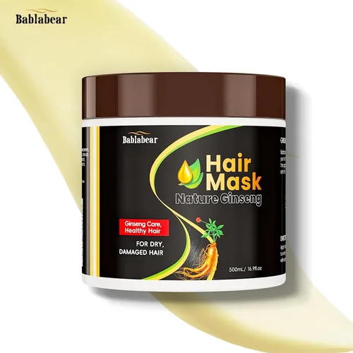 Vista 7 de Bablabear Mascarilla capilar para cabello dañado, tratamiento capilar para cabello teñido, acondicionador profundo, mascarilla para el cabello