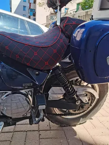 Vista 5 de Amortiguadores de aire traseros de 340 mm para motocicleta, suspensión para ATV, Go Kart, Quad, scooter, motocicletas retro, motos de calle