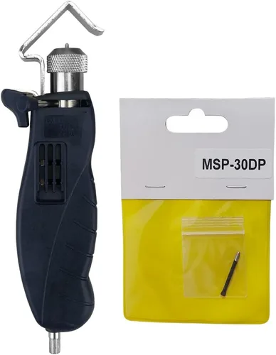 Vista 7 de stedi Pelacables redondo, con profundidad de corte ajustable, para extracción rápida y precisa de la chaqueta, cortadora de cables redonda