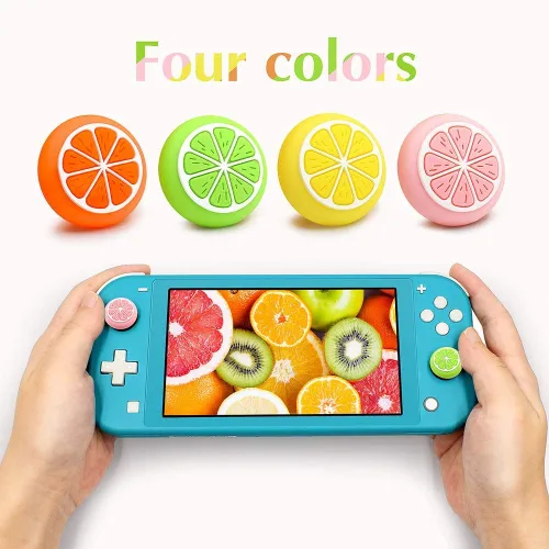 Vista 3 de 14 Packs Thumb Grip Caps, Joystick Cap for Nintendo Switch & Lite, Soft Silicone Cover Compatible Nintendo Joy-Con Controller