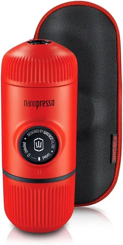 Vista 12 de WACACO Nanopresso Cafetera de Espresso Portátil con Funda, Mini Cafetera de Viaje, Perfecta para Camping, Viajes y Oficina (Elements Arctic Blue)